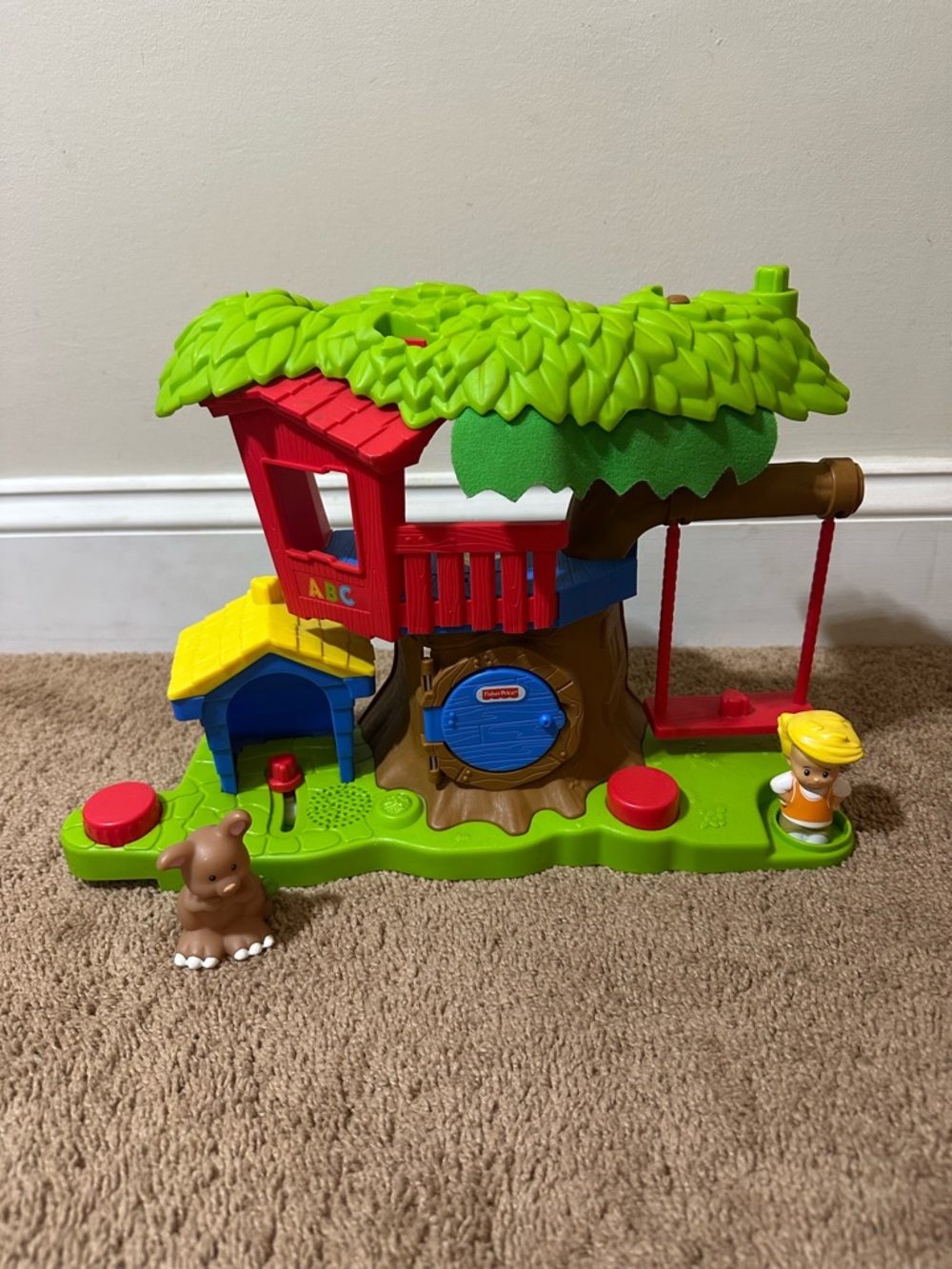Fisher Price Little People Swing And Share Treehouse W/ Sounds 2016 Works 2 LP
